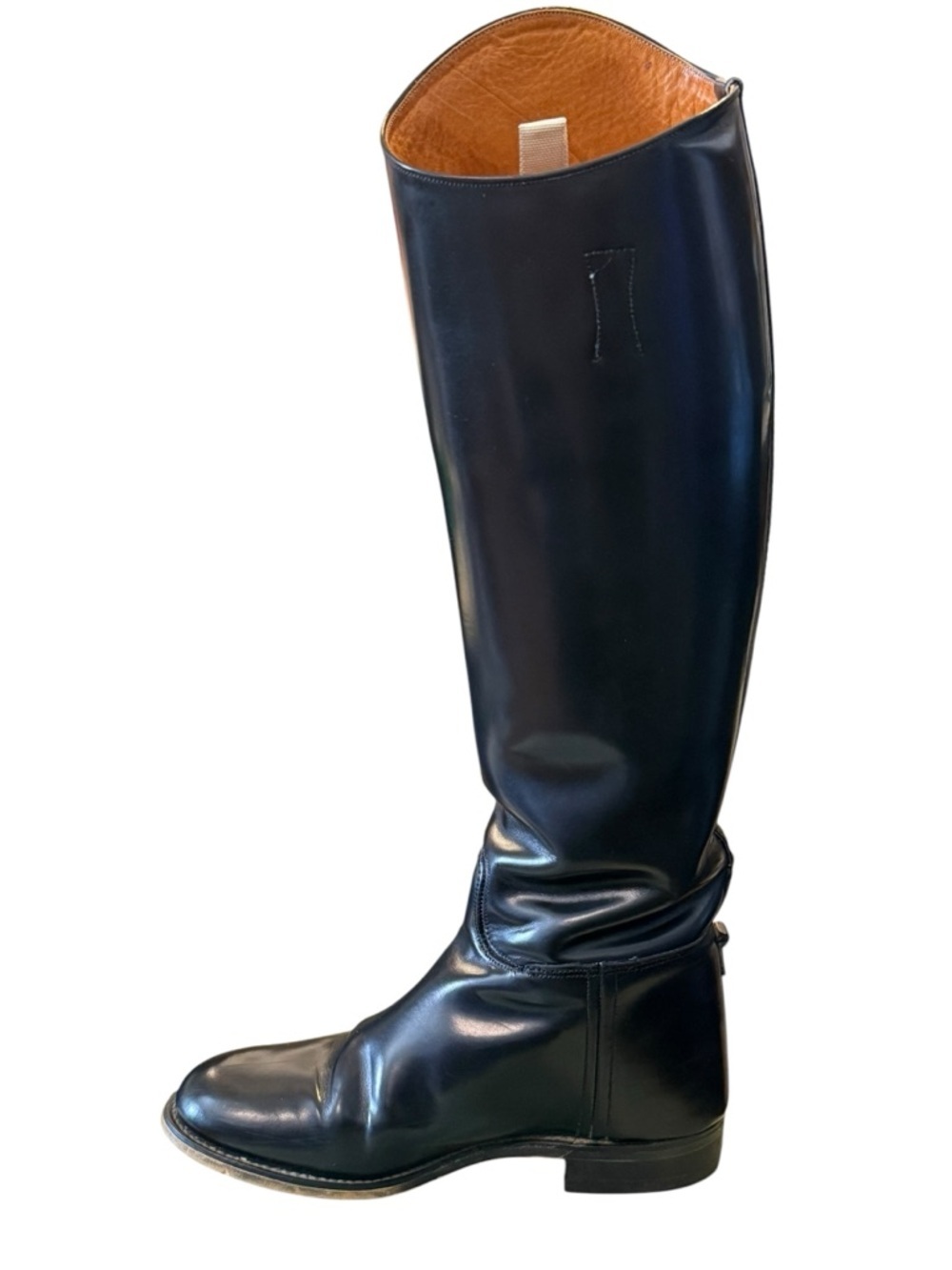 Northampton Made In England Tall Leather Riding Boots Size 5.5 Black Equestrian - Picture 5 of 10